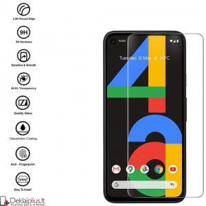 Telefono ekrano grūdintas stiklas (Google Pixel 4)
